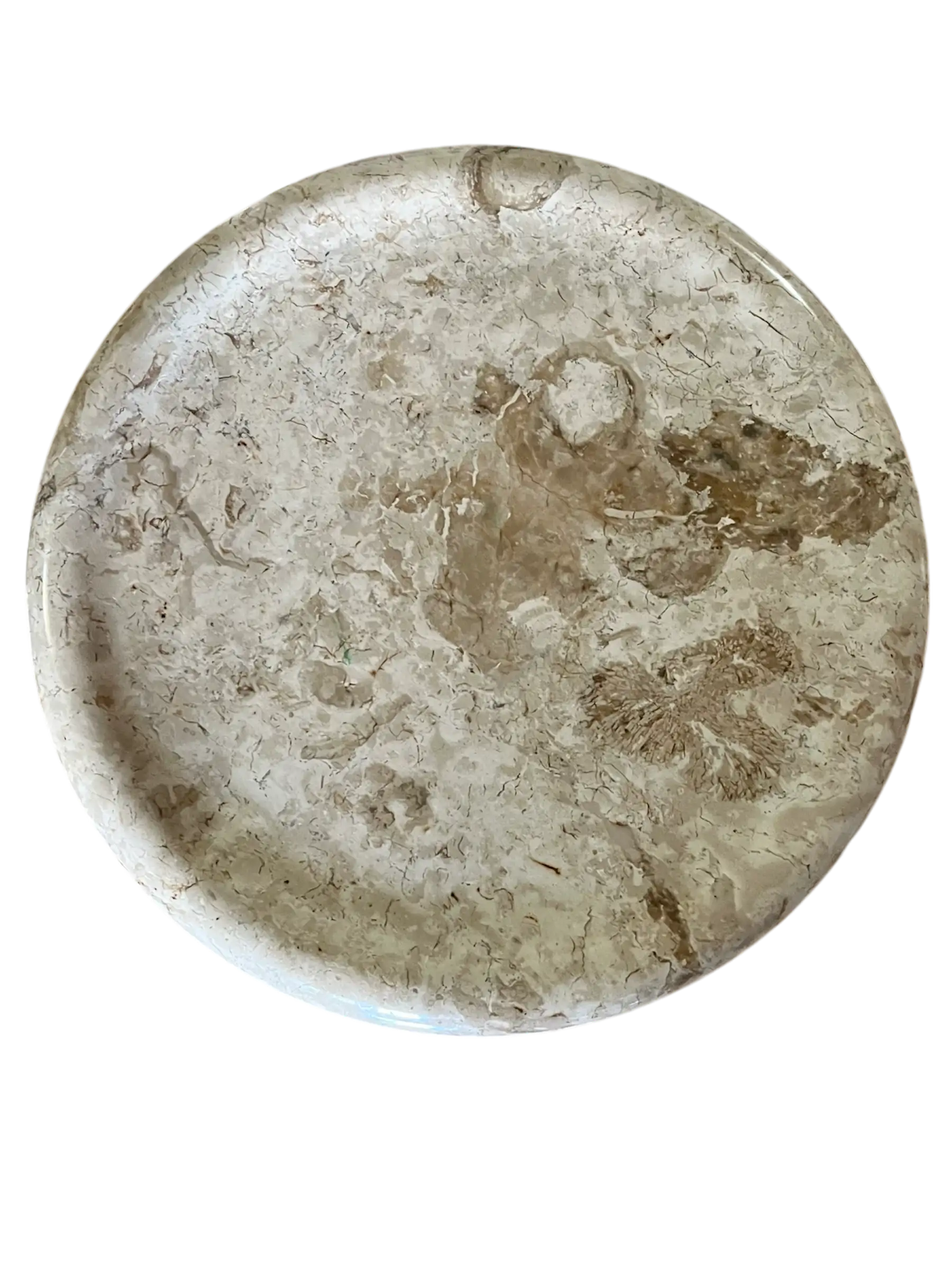 Cream Marble Pedestal Stand